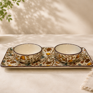 Lemon Garden Tray Set